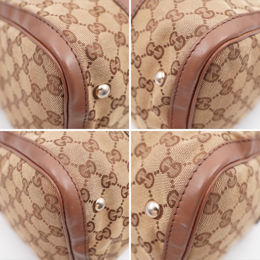 CC68 💖 GUCCI GG Monogram Vintage Web Boston - Picture 8 of 15